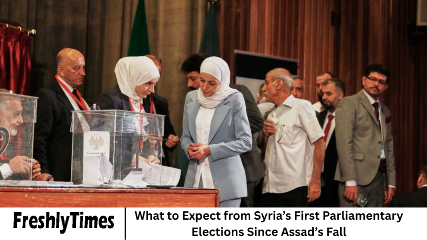What to Expect from Syria’s First Parliamentary Elections Since Assad’s Fall